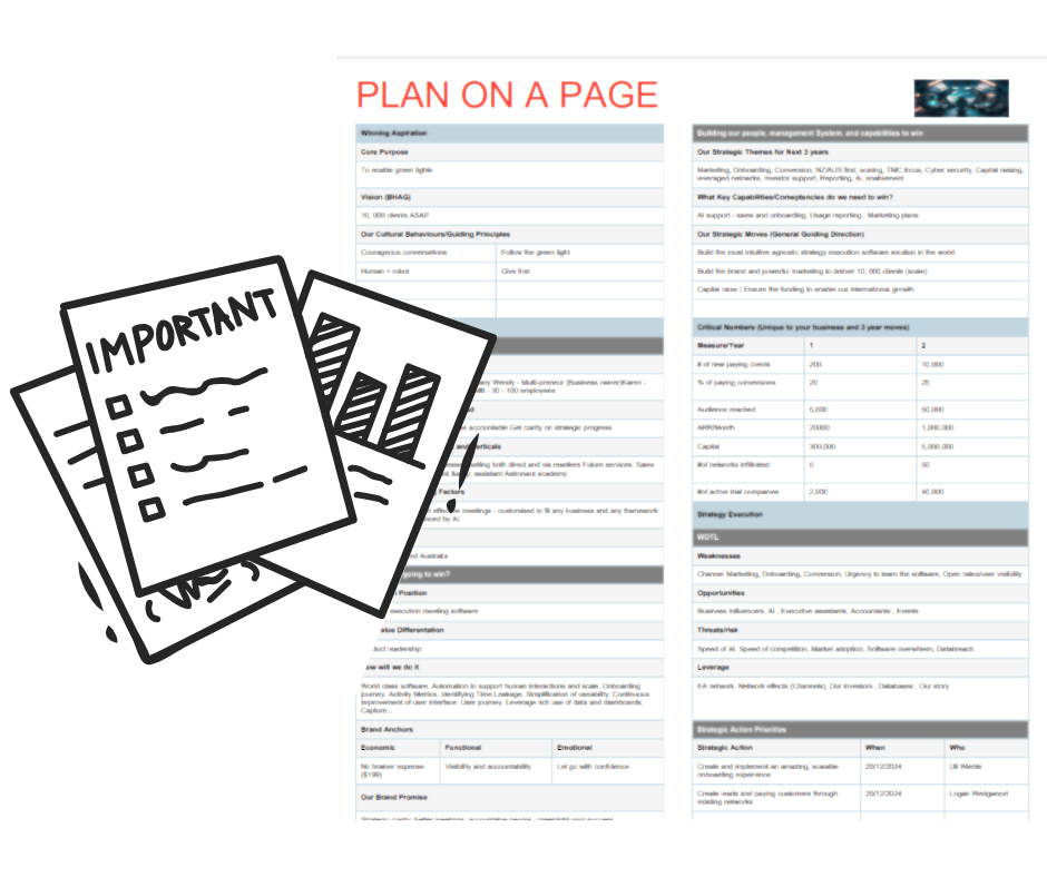 One page plan image